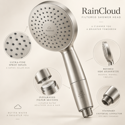 RainCloud Filtered Shower Head 🚿💧
