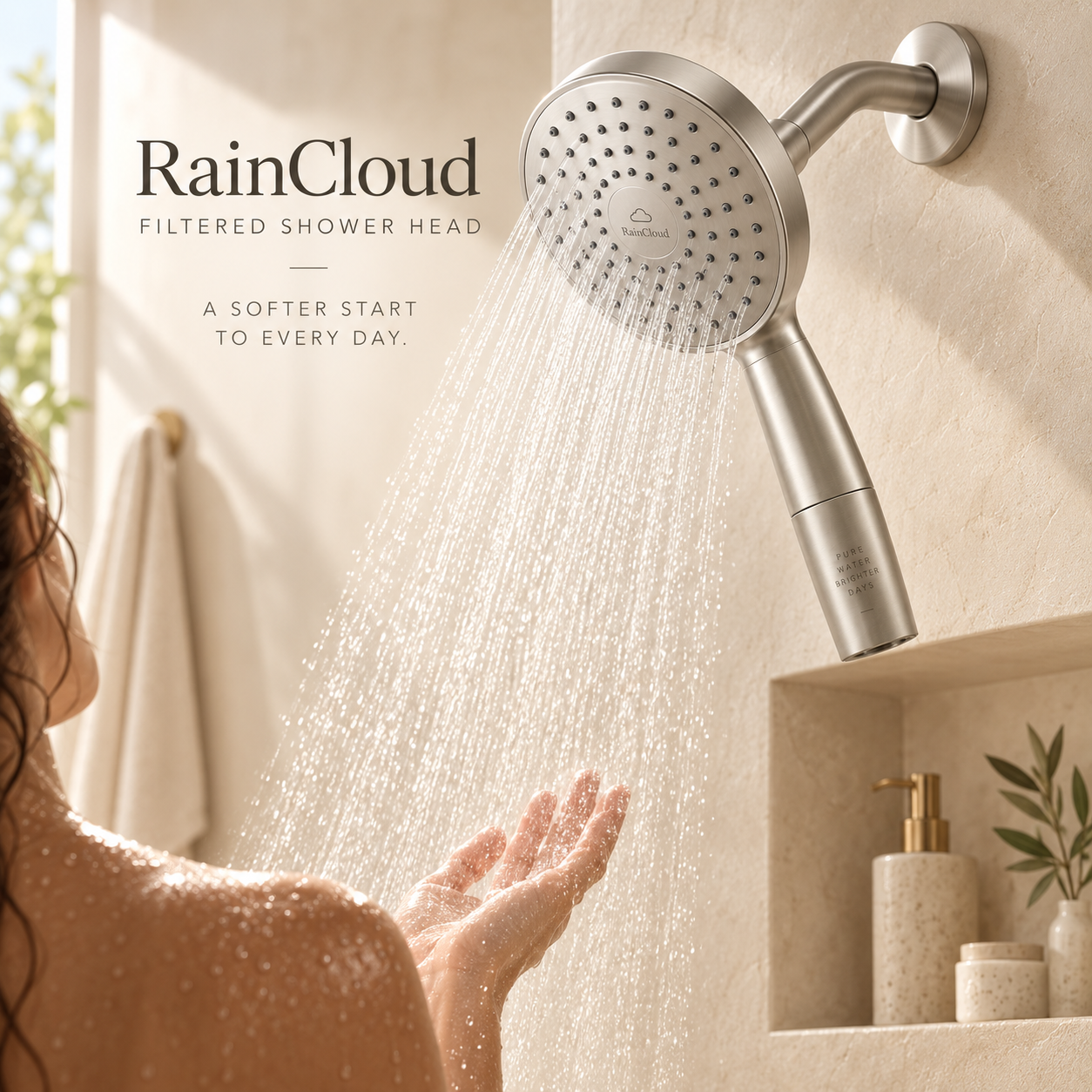 RainCloud Filtered Shower Head 🚿💧