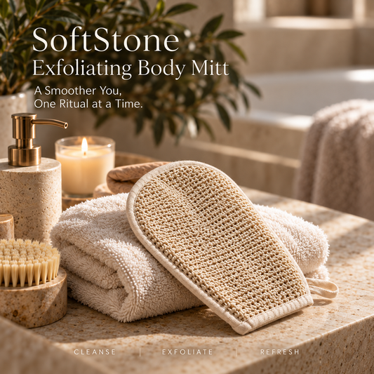 SoftStone Exfoliating Body Mitt 🧤✨