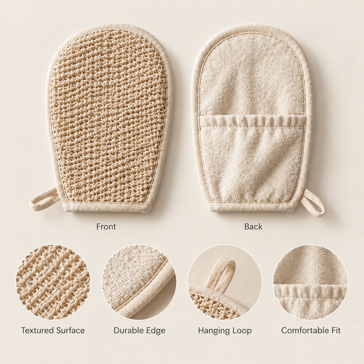 SoftStone Exfoliating Body Mitt 🧤✨