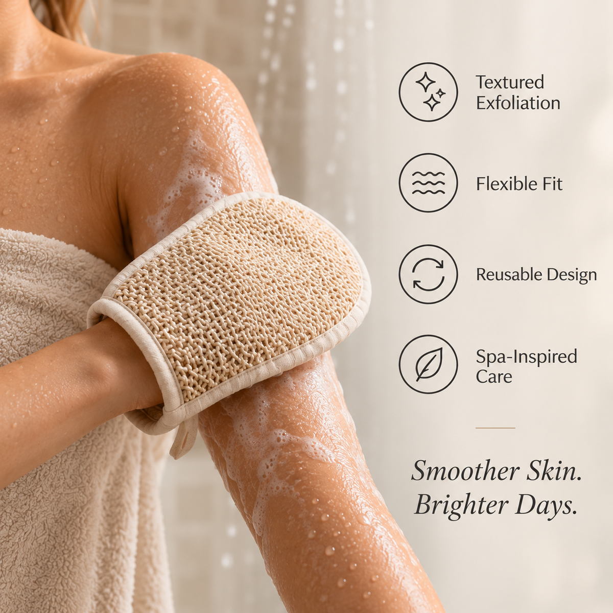 SoftStone Exfoliating Body Mitt 🧤✨